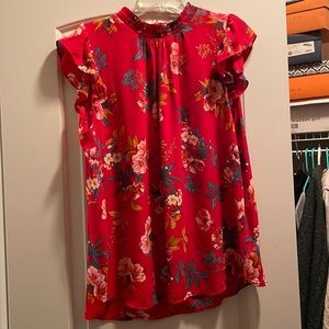 Loft floral blouse